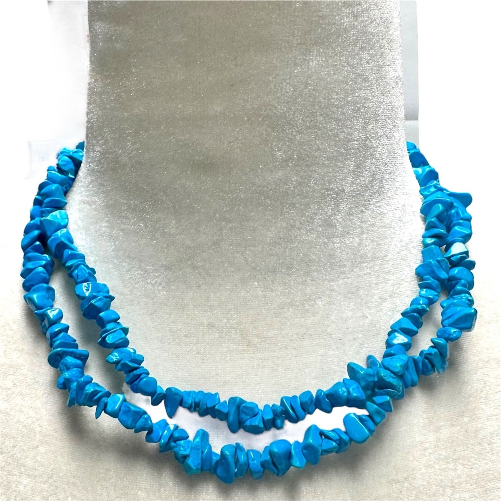 Authentic Turquoise Nugget Necklace